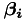 $\boldsymbol{\beta_i}$